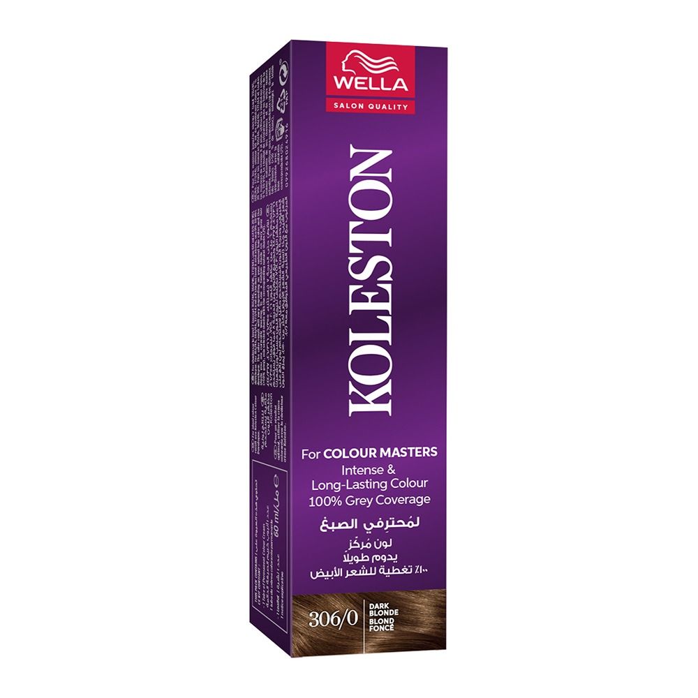 Wella Koleston Single, 306/0 Dark Blonde - Main Image