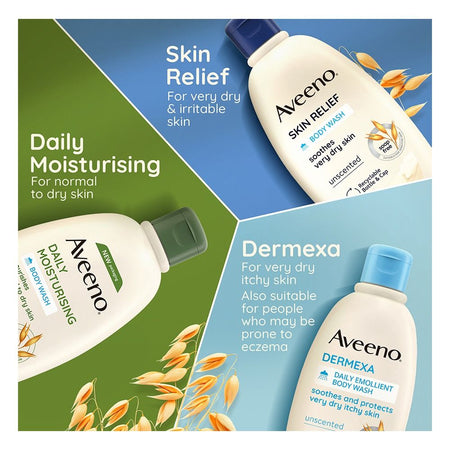 Aveeno Moisturising Cream, With Active Colloidol Oatmeal, For Dry & Sensitive Skin, 500ml - Image 6