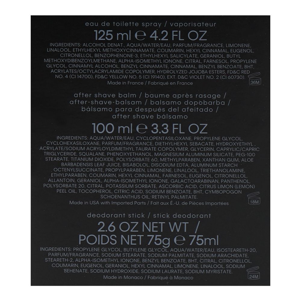 Calvin Klein Obsession For Men Set Eau De Toilette 125ml + Deo Stick + After Shave Balm - Image 4
