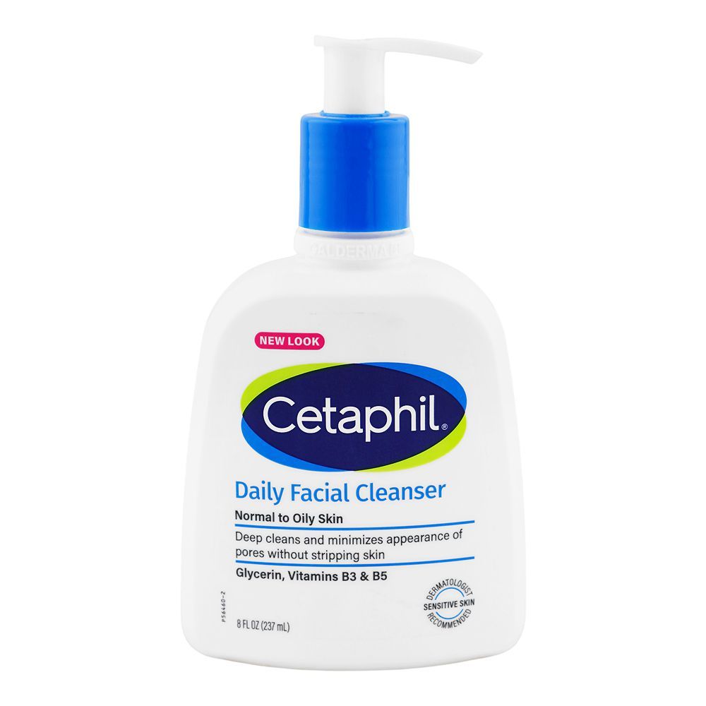 Cetaphil Daily Facial Cleanser, Normal To Oily Skin, 237ml - Main Image