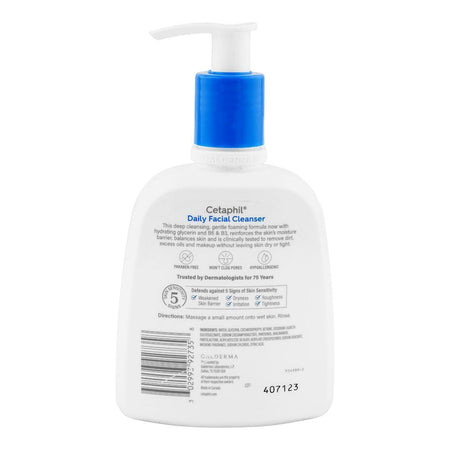 Cetaphil Daily Facial Cleanser, Normal To Oily Skin, 237ml - Image 2
