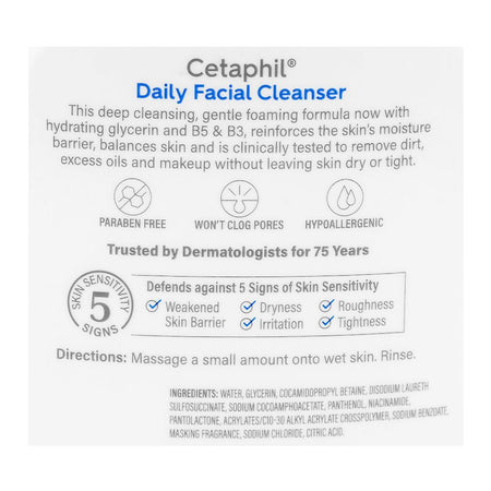 Cetaphil Daily Facial Cleanser, Normal To Oily Skin, 237ml - Image 3