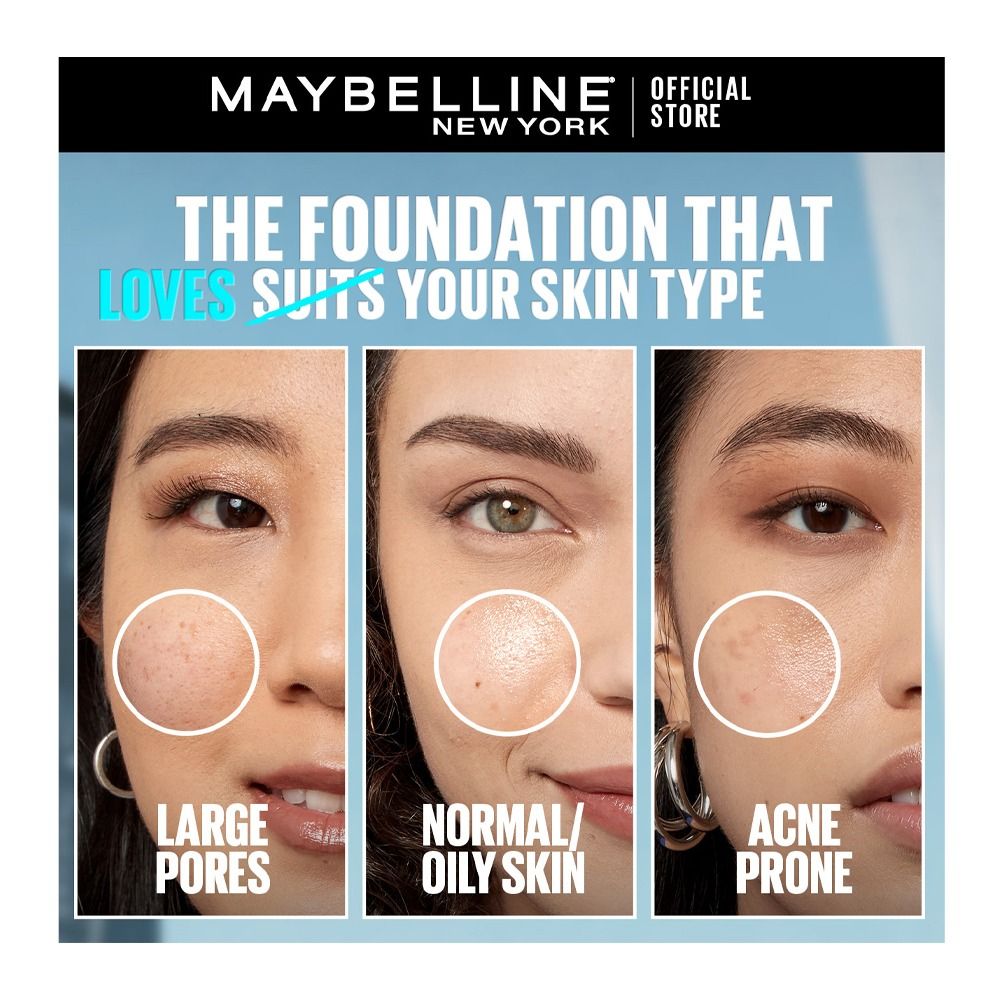 Maybelline New York Fit Me Matte + Poreless SPF 22 Foundation, 335 Classic Tan, 30ml - Image 6