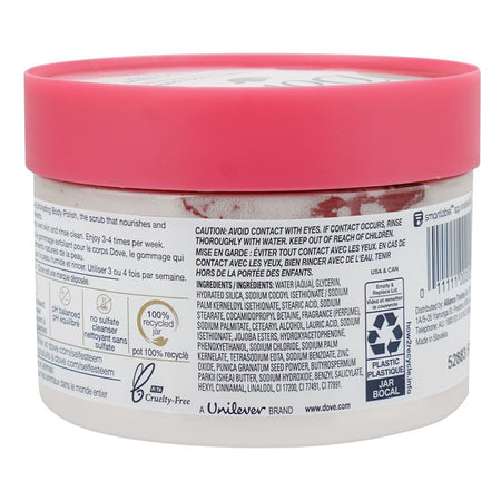 Dove Pomegranate Seeds & Shea Butter Exfoliating Body Polish, 298g - Image 3