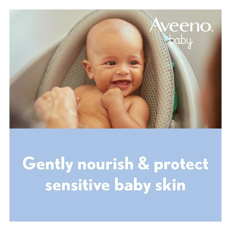 Aveeno Baby Daily Care Moisturizing Lotion, For Sensitive Skin, Unscented, Dye Free, 150ml - Image 3