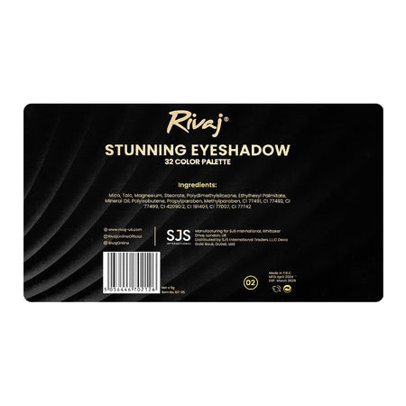 Rivaj UK Stunning Shadow Palette 02, 32-Pack - Image 3