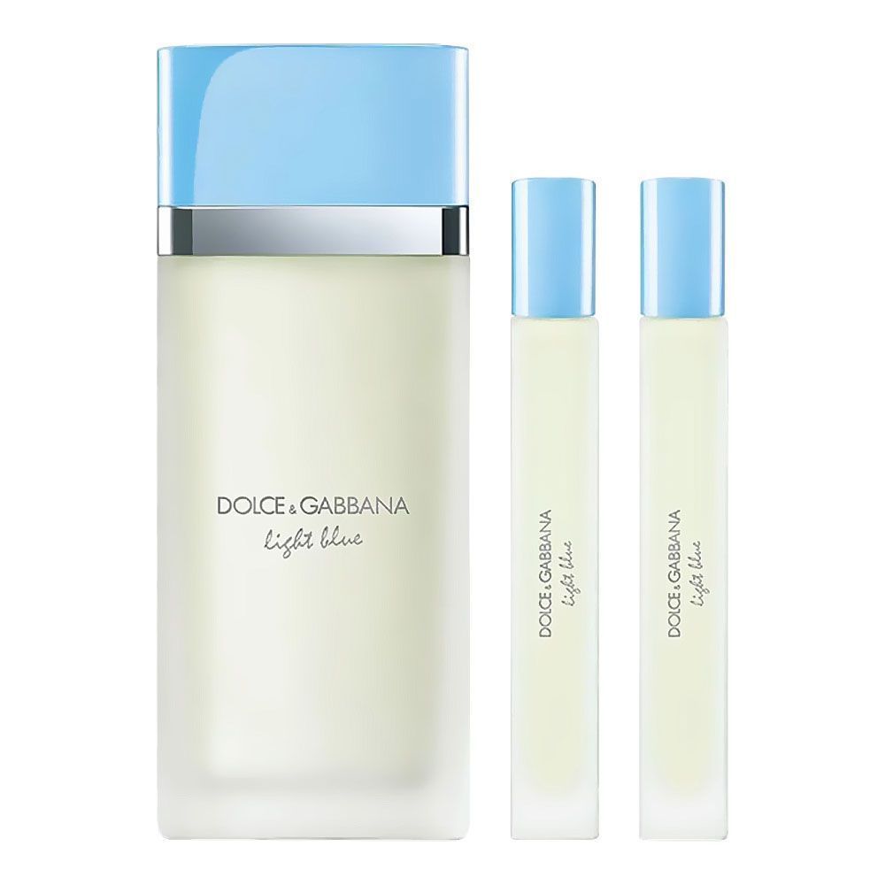 Dolce & Gabbana Light Blue Set For Women, Eau de Toilette, 100ml + Eau De Toilette 10ml + Eau De Toilette 10ml - Main Image