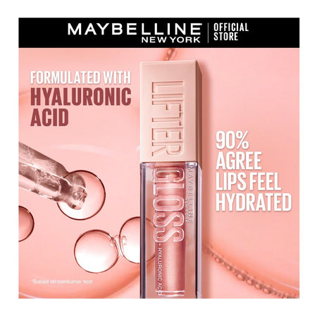 Maybelline New York Lifter Lip Gloss, 024 Bubble Gum, 5.4ml - Image 4