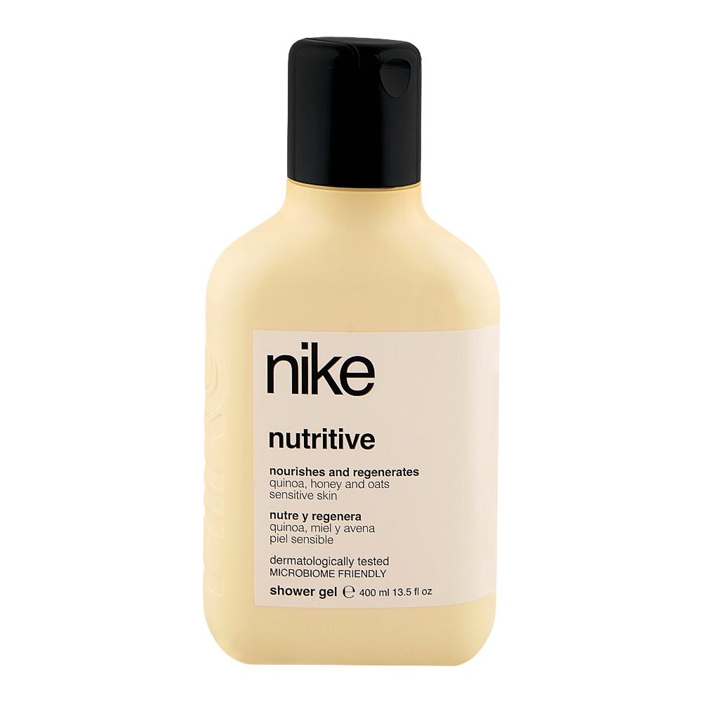 Nike Nutritive Nourishes And Regenerates Shower Gel, For Sensitive Skin, 400ml - Main Image