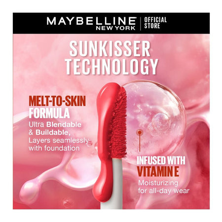 Maybelline Sunkisser Matte Blush, 34 Peachy Quench, 4.7ml - Image 3