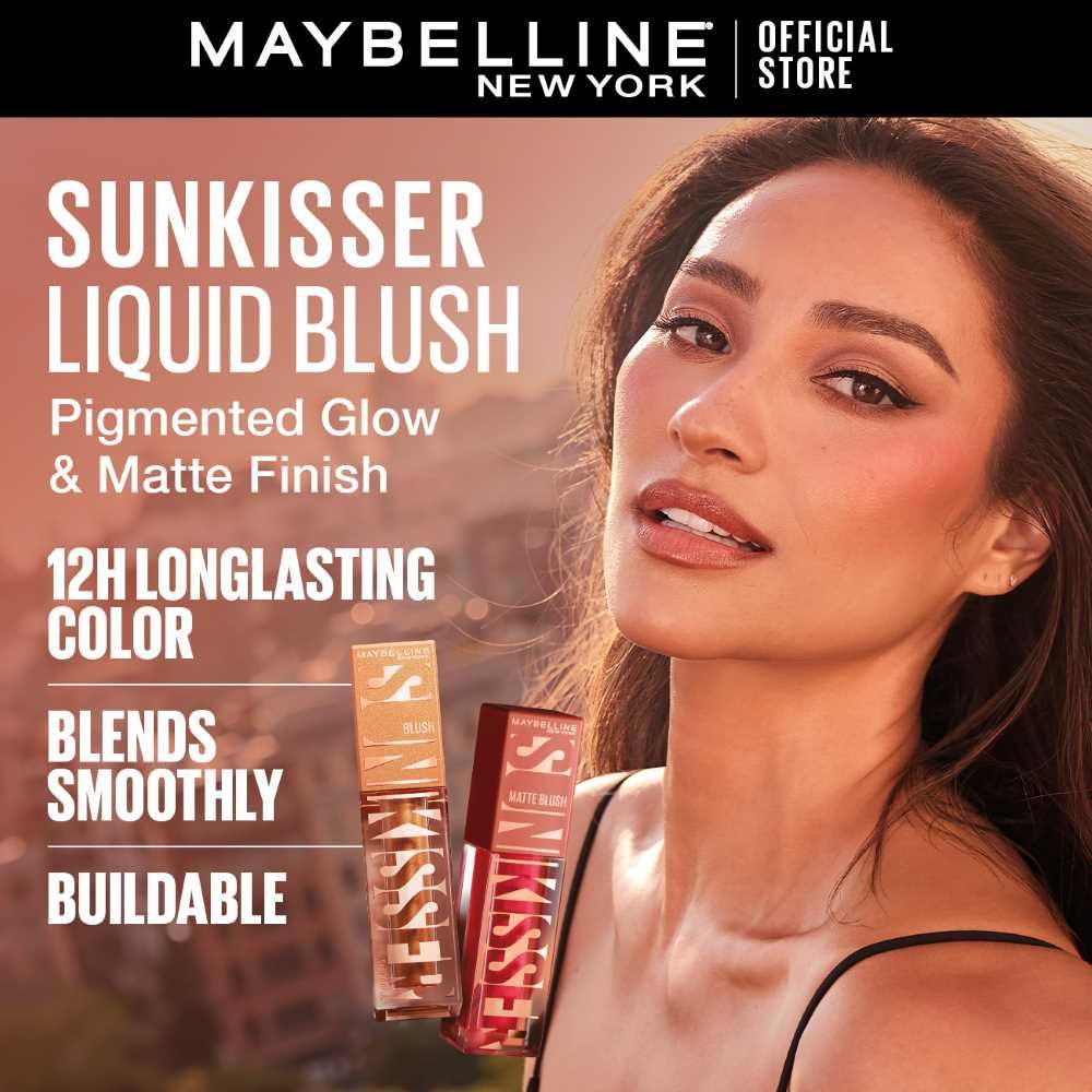 Maybelline Sunkisser Matte Blush, 32 Lilac Clouds, 4.7ml - Image 4