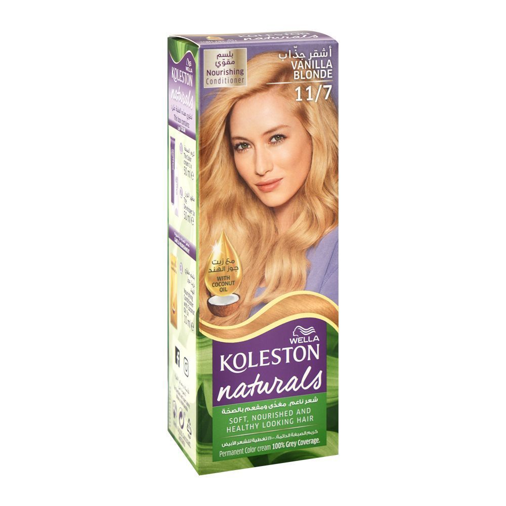 Wella Koleston Naturals Hair Color, 11/7 Vanilla Blonde - Main Image