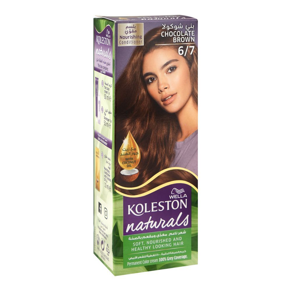 Wella Koleston Naturals Hair Color, 6/7 Chocolate Brown - Main Image
