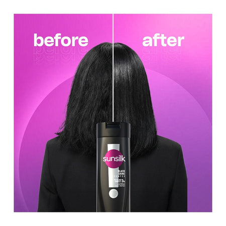 Sunsilk Black Shine Vita-Gloss Complex 30% Shampoo, Vitamin C, Ceramides, For Glossy & Radiant Hair, 360ml - Image 5