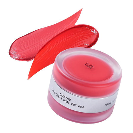 Titto Lip & Cheek Dual, Pot 04 First Blossom/Flush Issue - Main Image