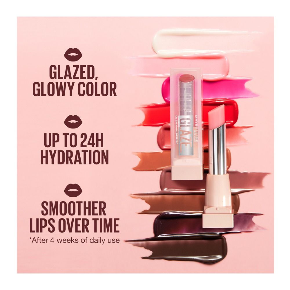Maybelline New York Lifter Glaze Oil Balm, 003 Rose Bite, 2.8g - Main Image