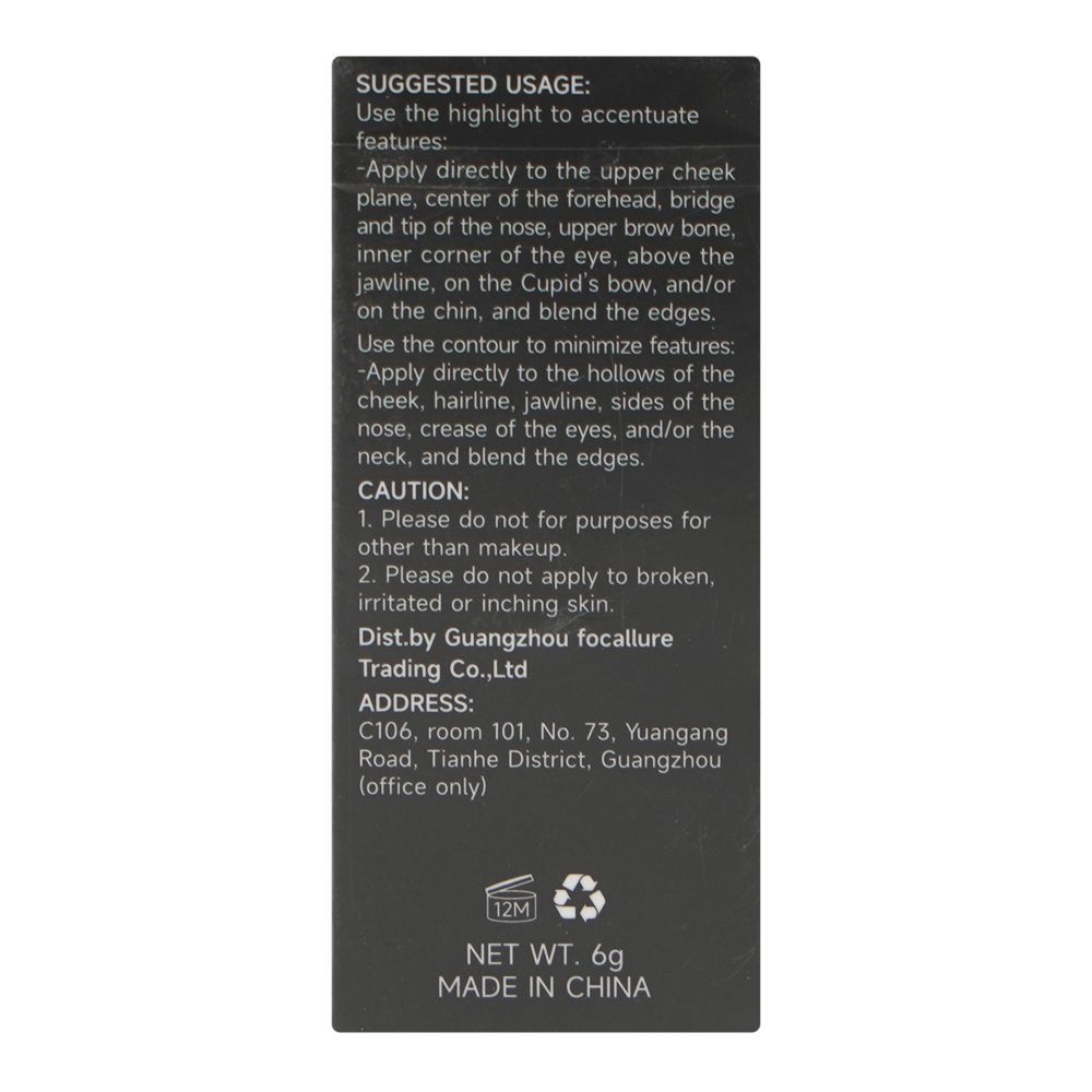 Focallure Highlighter Contour Stick, 02 EN-FA-01-02-3 - Image 5