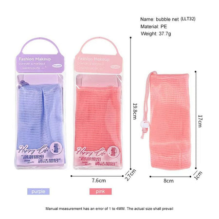 LMLTOP Mesh Foaming Bubble Net, Pink, LLT32 - Image 5
