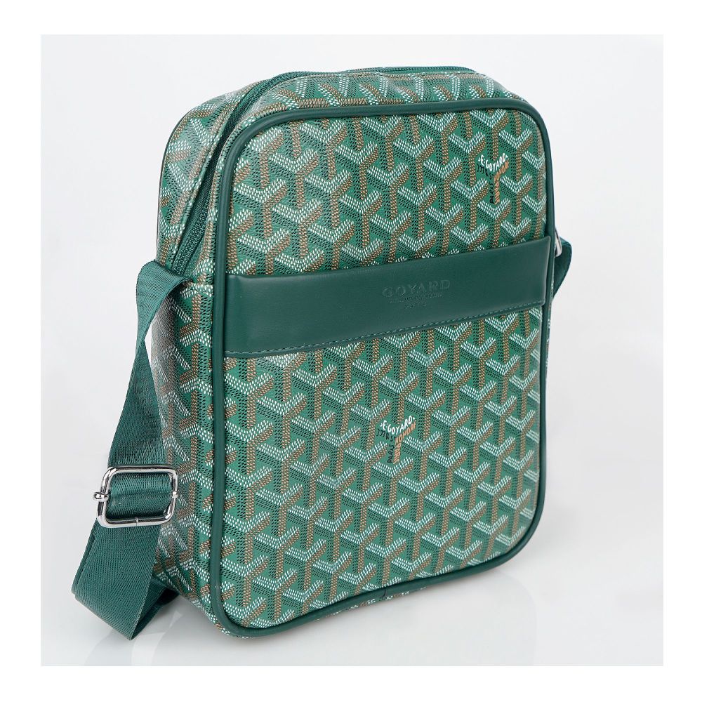 SJ Women's Crossbody Bag, Green, 0514C - Main Image