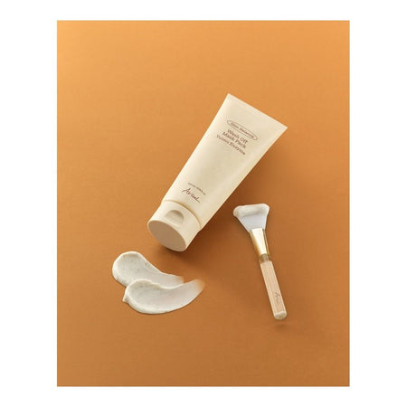 Ariul Skin Balance Wash Off Mask Pack Yulmu Enzyme + Pack Brush, Vitamin E & Hyaluronic Acid, For Dry & Sensitive Skin, 200ml - Image 3
