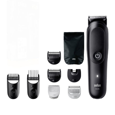 Braun All-in-Series 5 9-In-1 Hair Trimmer, 120 Minutes Run Time, Waterproof, AIO-5540 - Main Image