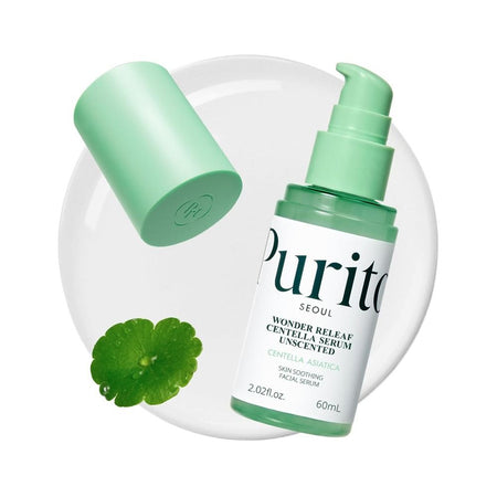 Purito Wonder Releaf Centella Unscented Serum, Soothing & Barrier Repair, Centella, 60ml - Main Image