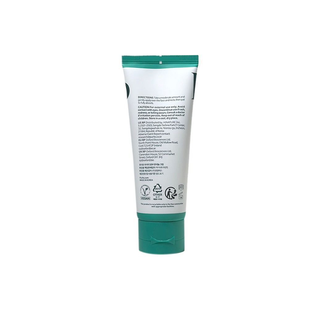 Purito Mighty Bamboo Panthenol Facial Cream, Skin Care, Bamboo Extract, Panthenol, 100ml - Image 3