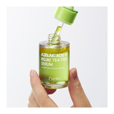 Purito Azelaic Acid 10 Kojic Tea Tree Serum, Hyperpigmentation & Anti-Aging Care, Kojic Acid, Azelaic Acid, Tea Tree, 30ml - Image 2