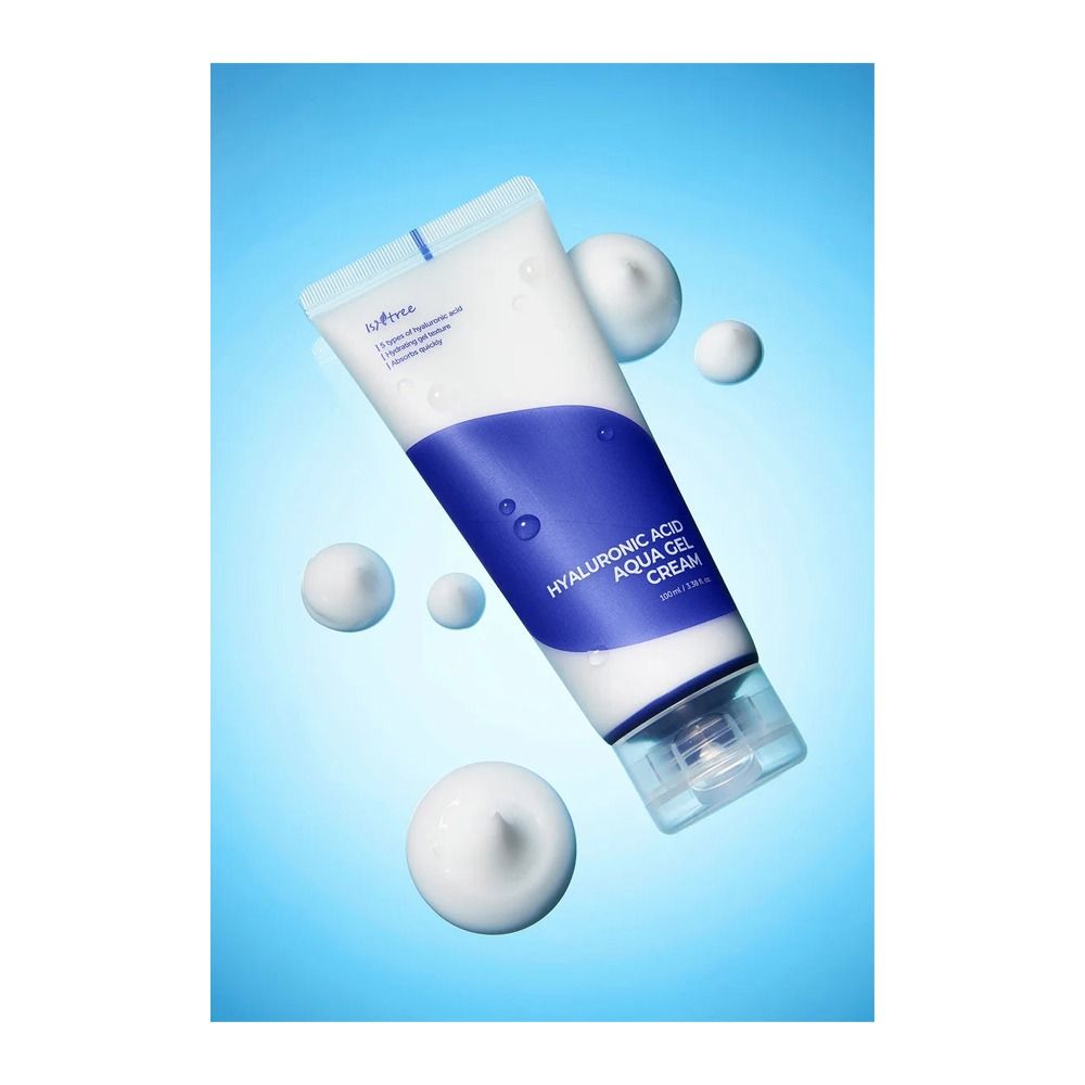 Isntree Hyaluronic Acid Watery Aqua Gel Cream, Hydration & Skin Plumping Care, Hyaluronic Acid, 100ml - Image 3