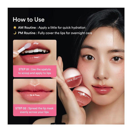 Abib PDRN Collagen Lip Mask Glazed Jelly, Overnight Repair & Hydration Care, PDRN, Collagen, 11g - Image 5