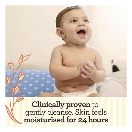 Aveeno Baby Soothing Relief Emollient Wash, Sulphates Free, Glycerin, For Dry & Sensitive Skin, 250ml - Image 2
