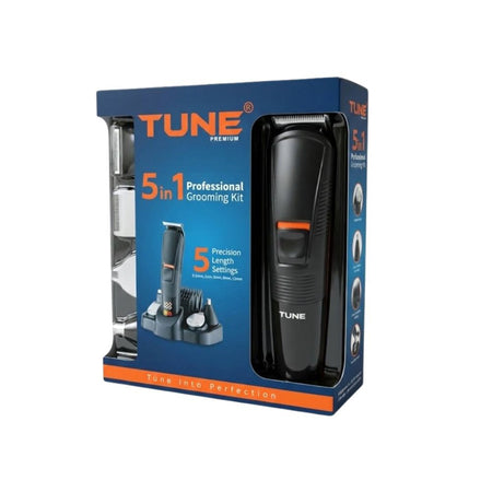 Tune Classic 5-In-1 Professional Grooming Kit, 600mAh Battery, 1.5 Hours Runtime, TR-501 - Image 2