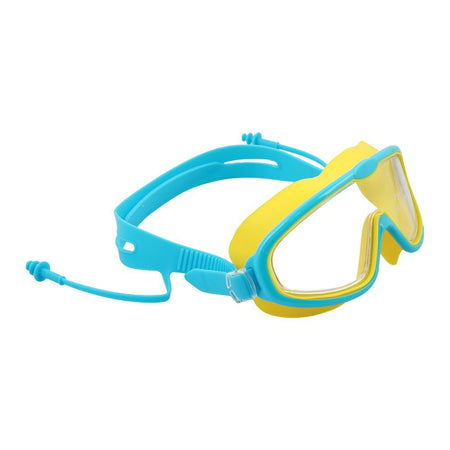 Swimming Goggles Wide Anti Fog UV Protection With Ear Plug, Sky Blue, 158RG - Main Image