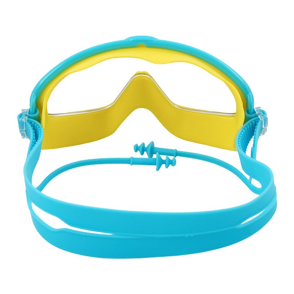 Swimming Goggles Wide Anti Fog UV Protection With Ear Plug, Sky Blue, 158RG - Image 6