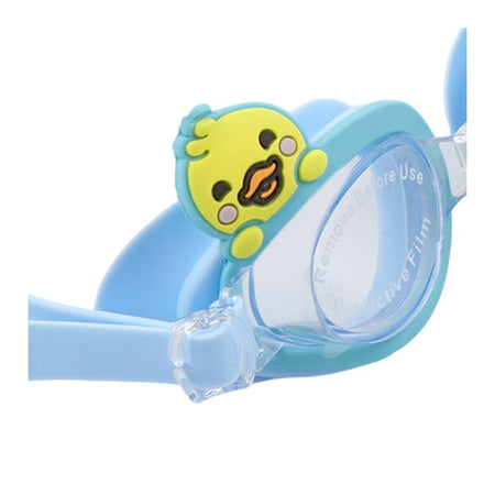 Swimming Goggles UV Shield Anti Fog Soft Silicone, Blue, JR2AF - Image 2