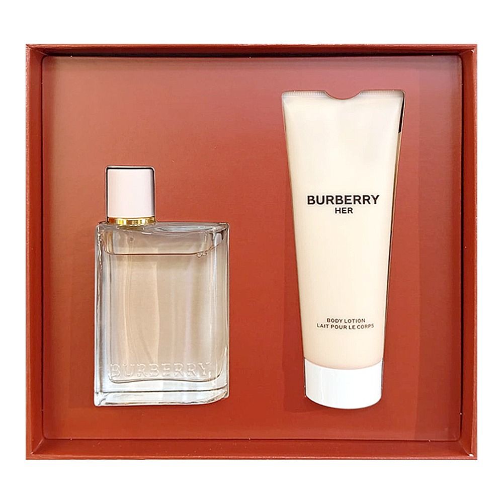 Burberry Her Gift Set, For Women, Edp Spray 50ml + Body Lotion 75ml - Main Image