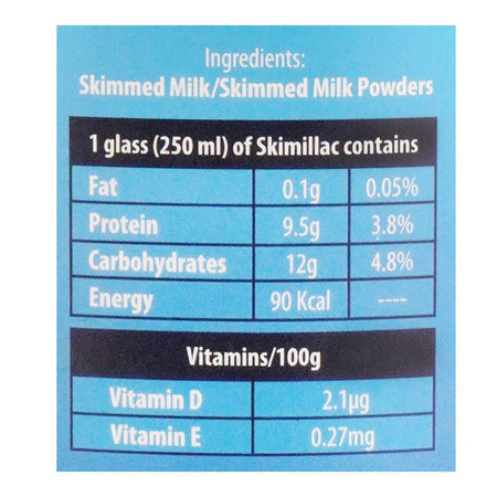 Skimillac Milk Powder 500gm Tin - Image 3