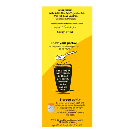 Nestle Nido Fortigrow, 650g, Pouch - Image 3