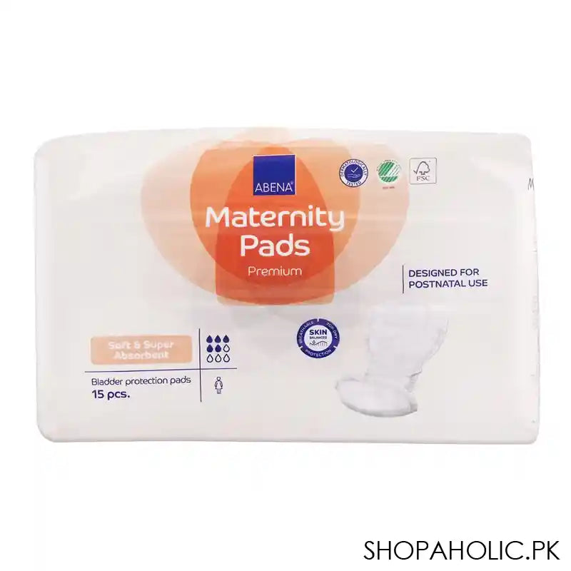 Abena Maternity Premium Bladder Protection Pads, 15-Pack - Main Image