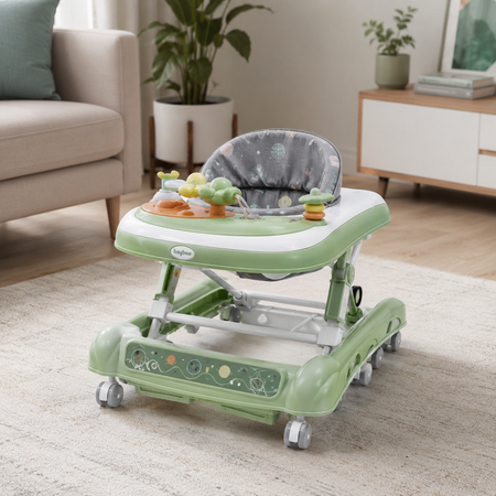 Multifunctional Baby Walker - Green