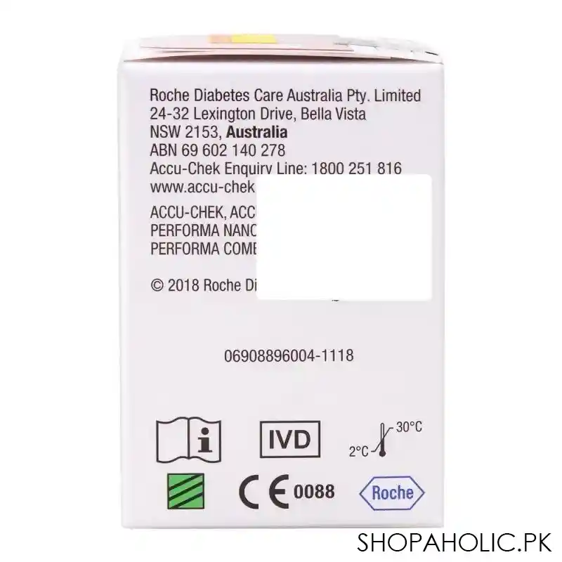 accu chek performa blood glucose strip, 25 count image3