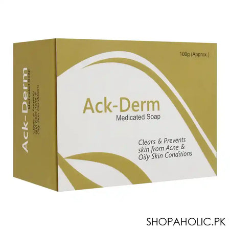 Ack-Derm Medicated Soap, For Acne & Oily Skin Conditions, 100g - Main Image