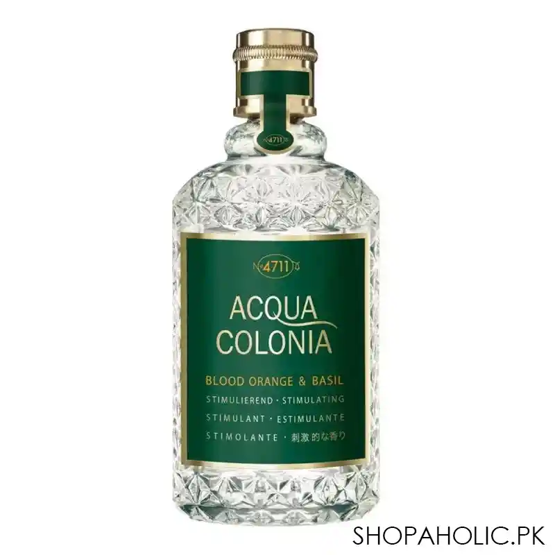 acqua colonia blood orange & basil eau de cologne, fragrance for men & women, 170ml main image