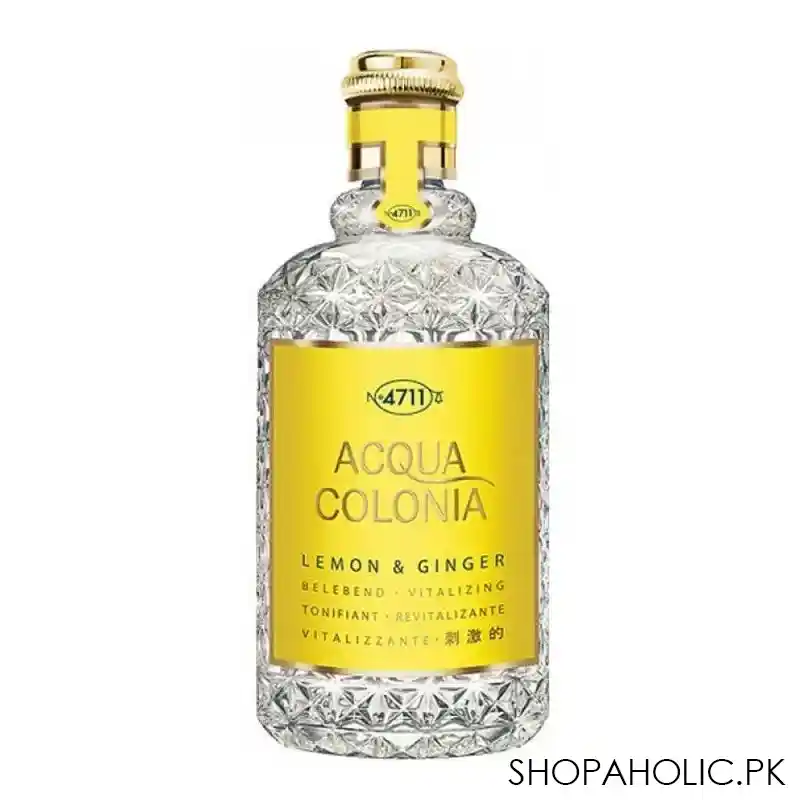 acqua colonia lemon & ginger eau de cologne, fragrance for men & women, 170ml image2