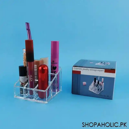 acrylic cosmetic organizer with 9 grids store image4