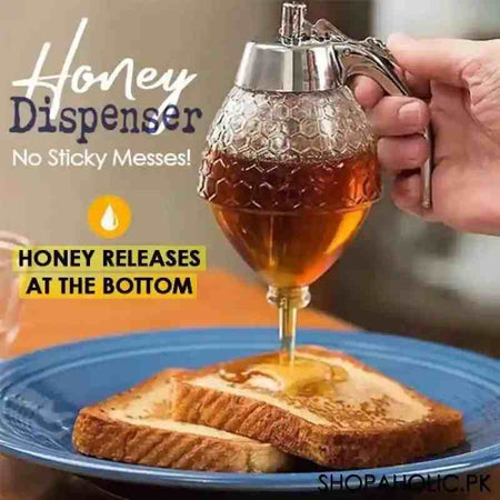 Acrylic Honey Dispenser with Stand