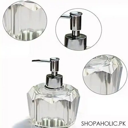acrylic soap dispenser bottle image3