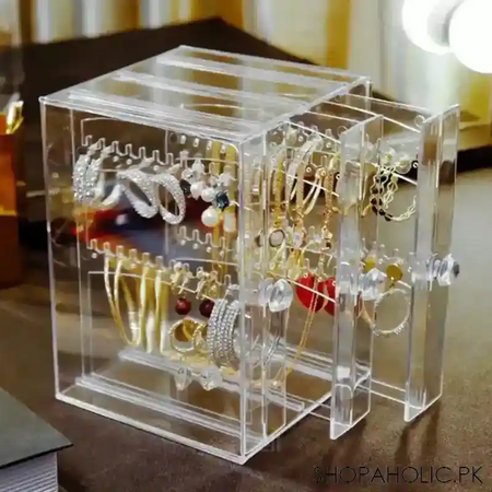 acrylic transparent jewelry organizer image2