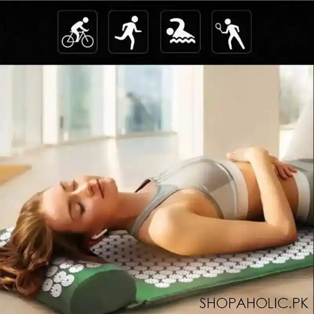 acupressure stress relief fitness yoga mat image3