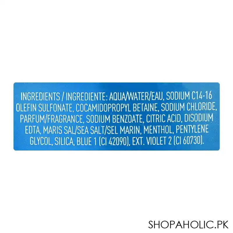 Adidas Ice Dive Cool & Aquatic With Marine Extract 3in1 Body, Hair & Face Shower Gel, 400ml - Image 3